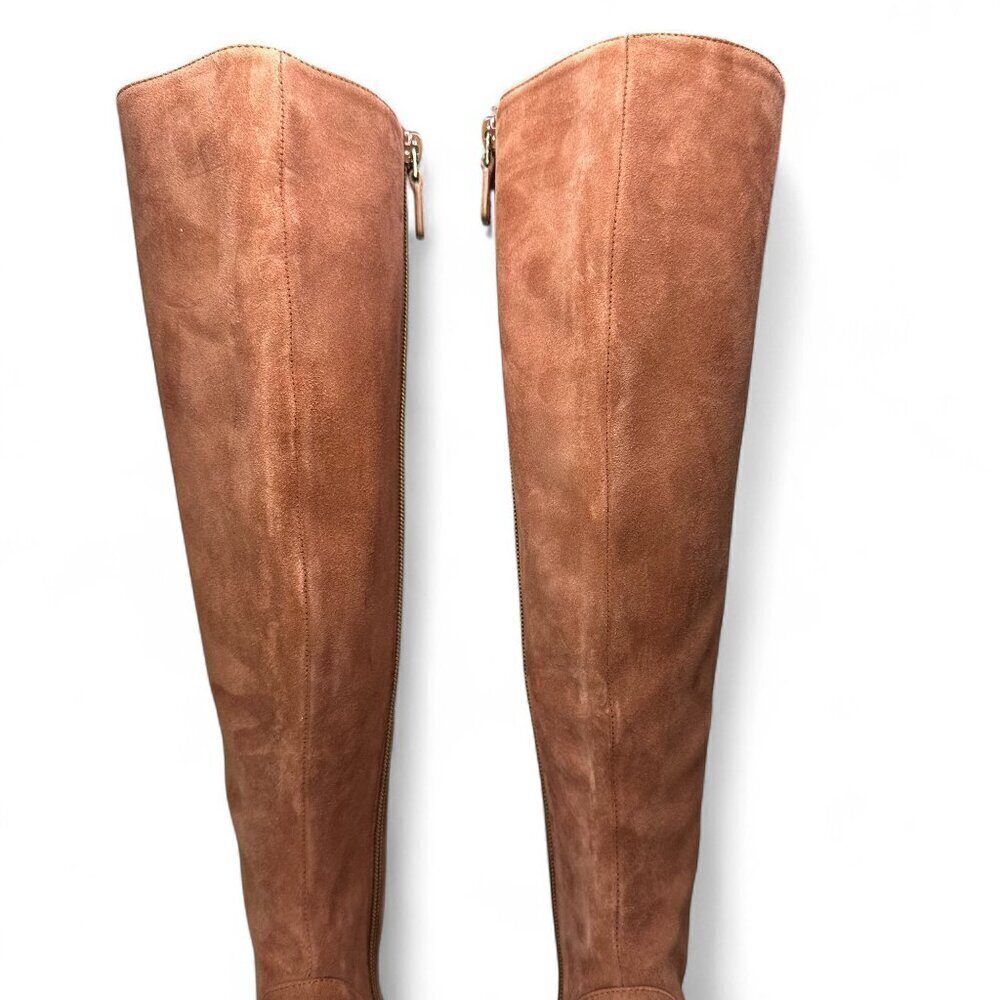 Stuart Weitzman 85 Knee High Suede Boot, Tan, Size 7.5 US, 38 EU NWOB - Picture 4 of 16